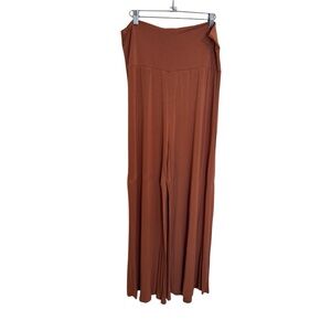 Rust Wide Leg Boho Pants 1XL